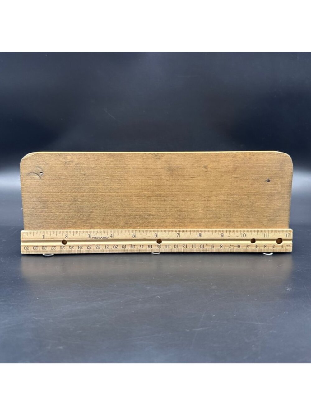 Vintage Wood Wall Shelf Heart Cutout Pegs Farmhouse Cottagecore Wall Hanging - Picture 8 of 10